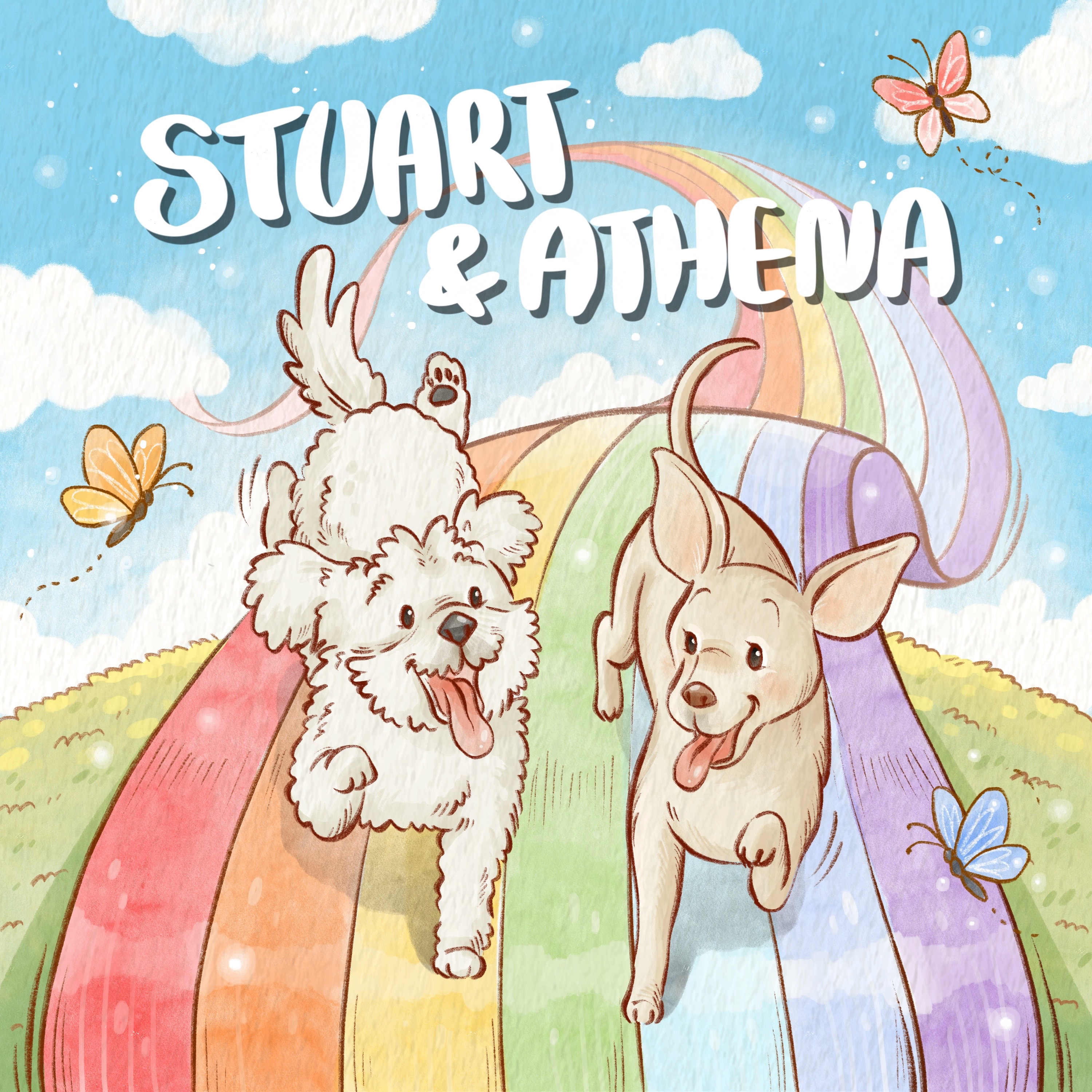 Stuart and Athena logo